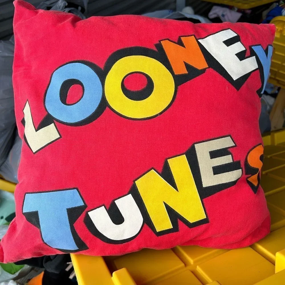 Vintage Looney Tunes Throw Pillow